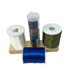 Bead Smith Beading/Macrame Twisted Cording & Satin Polyester  - New